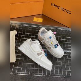 LV 2023 Новая модель кроссовок Trainer DIY с декоративными застеж