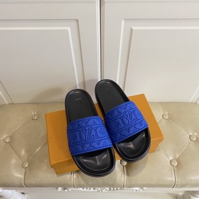 Новейшие мужские тапочки Louis Vuitton LV в ярких цветах, пользую