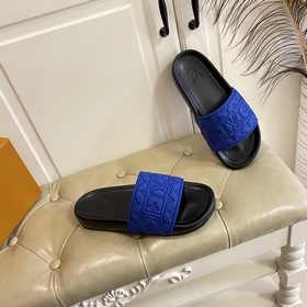 Новейшие мужские тапочки Louis Vuitton LV в ярких цветах, пользую