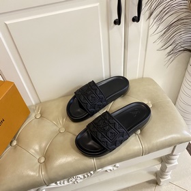 Новейшие мужские тапочки Louis Vuitton LV в ярких цветах, пользую