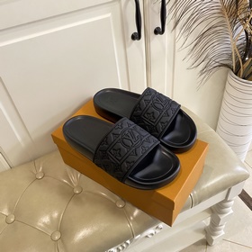 Новейшие мужские тапочки Louis Vuitton LV в ярких цветах, пользую