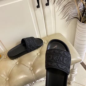 Новейшие мужские тапочки Louis Vuitton LV в ярких цветах, пользую