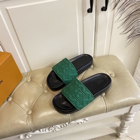 Новейшие мужские тапочки Louis Vuitton LV в ярких цветах, пользую