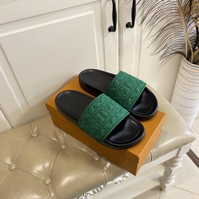 Новейшие мужские тапочки Louis Vuitton LV в ярких цветах, пользую