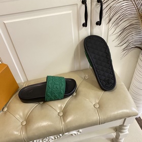 Новейшие мужские тапочки Louis Vuitton LV в ярких цветах, пользую