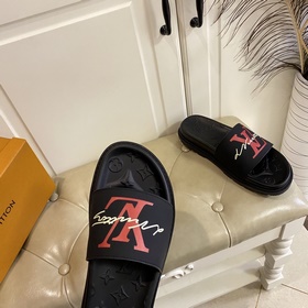 Новейшие мужские тапочки Louis Vuitton LV с 3D-печатным верхом, п