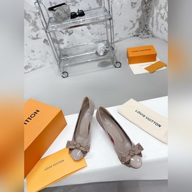 Lv 22 осенне-зимняя новинка： туфли с круглым носком и бантиком, л