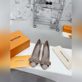 Lv 22 осенне-зимняя новинка： туфли с круглым носком и бантиком, л