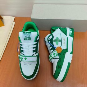 LV версия высшего качества Мода на LV Trainer Спортивные кроссовк
