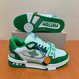 LV версия высшего качества Мода на LV Trainer Спортивные кроссовк