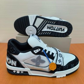 LV версия высшего качества Мода на LV Trainer Спортивные кроссовк