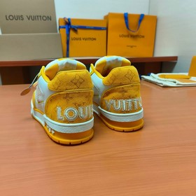 LV версия высшего качества Мода на LV Trainer Спортивные кроссовк