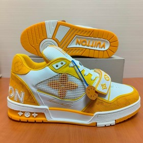 LV версия высшего качества Мода на LV Trainer Спортивные кроссовк
