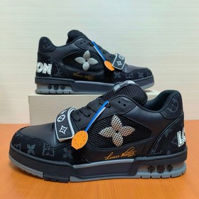LV версия высшего качества Мода на LV Trainer Спортивные кроссовк