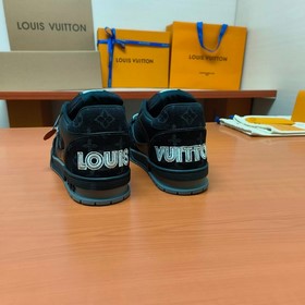 LV версия высшего качества Мода на LV Trainer Спортивные кроссовк