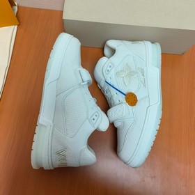 LV версия высшего качества Мода на LV Trainer Спортивные кроссовк