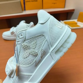 LV версия высшего качества Мода на LV Trainer Спортивные кроссовк