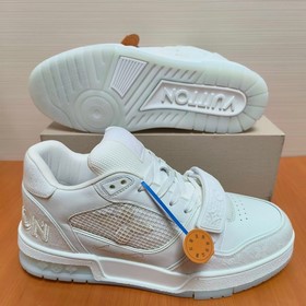 LV версия высшего качества Мода на LV Trainer Спортивные кроссовк