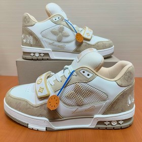 LV версия высшего качества Мода на LV Trainer Спортивные кроссовк