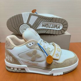 LV версия высшего качества Мода на LV Trainer Спортивные кроссовк