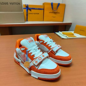 LV версия высшего качества Мода на LV Trainer Спортивные кроссовк