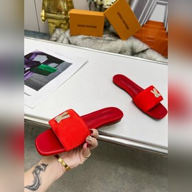 Плоская подошва Louis Vuitton (LV) Новые тапочки, одновременно по