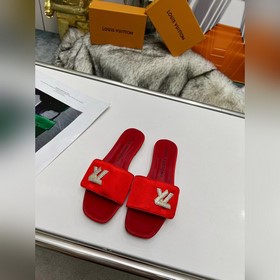 Плоская подошва Louis Vuitton (LV) Новые тапочки, одновременно по
