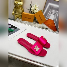 Плоская подошва Louis Vuitton (LV) Новые тапочки, одновременно по