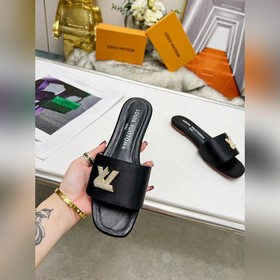 Плоская подошва Louis Vuitton (LV) Новые тапочки, одновременно пр