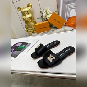 Плоская подошва Louis Vuitton (LV) Новые тапочки, одновременно пр