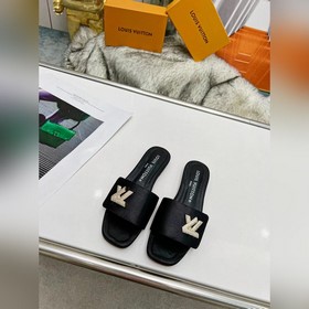 Плоская подошва Louis Vuitton (LV) Новые тапочки, одновременно пр