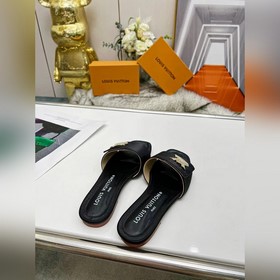 Плоская подошва Louis Vuitton (LV) Новые тапочки, одновременно пр