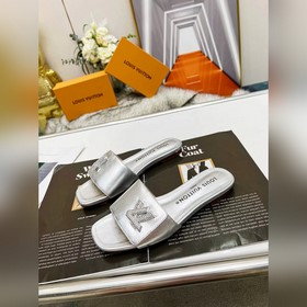 Плоская подошва Louis Vuitton (LV) Новые тапочки, одновременно по