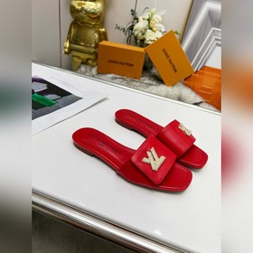 Плоская подошва Louis Vuitton (LV) Новые тапочки, одновременно по