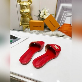 Плоская подошва Louis Vuitton (LV) Новые тапочки, одновременно по