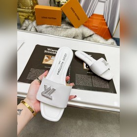 Плоская подошва Louis Vuitton (LV) Новые тапочки, одновременно по
