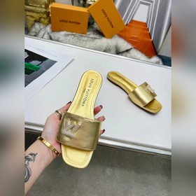 Плоская подошва Louis Vuitton (LV) Новые тапочки, одновременно по