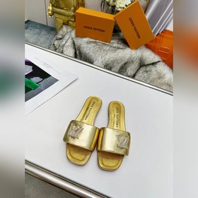 Плоская подошва Louis Vuitton (LV) Новые тапочки, одновременно по