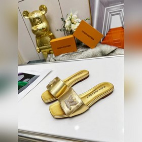 Плоская подошва Louis Vuitton (LV) Новые тапочки, одновременно по