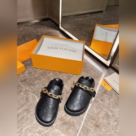 LV высококачественные ранневесенние тапочки для пар, оригинал при