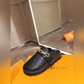 LV высококачественные ранневесенние тапочки для пар, оригинал при