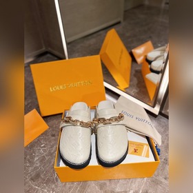 LV высококачественные ранневесенние тапочки для пар, оригинал при
