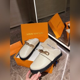 LV высококачественные ранневесенние тапочки для пар, оригинал при
