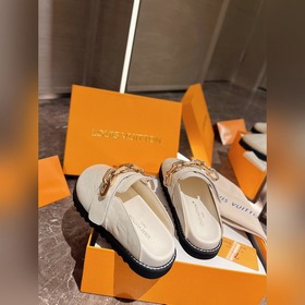 LV высококачественные ранневесенние тапочки для пар, оригинал при