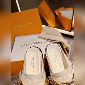 LV высококачественные ранневесенние тапочки для пар, оригинал при