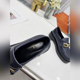 LV Louis Vuitton новые лодочки с кожаной цепочкой, материал： кожа
