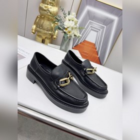 LV Louis Vuitton новые лодочные туфли с кожаной цепочкой, материа