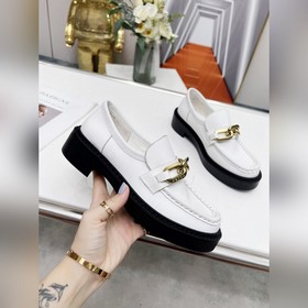 LV Louis Vuitton новые лодочные туфли с кожаной цепочкой, материа