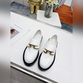LV Louis Vuitton новые лодочные туфли с кожаной цепочкой, материа