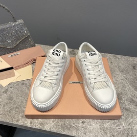 Miumiu 2023 весна-лето новинки туфли на толстой подошве Верх： ове